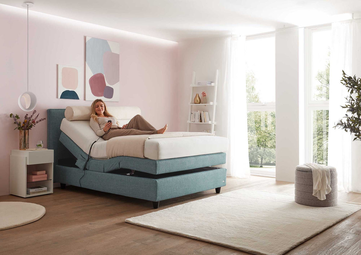 Boxspringbett in unserer Ausstellung